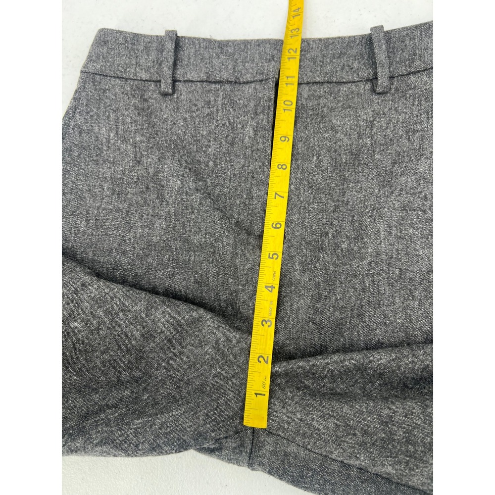 Boden US 6R Dark Charcoal Gray Wool Blend Wide Leg Pants Workwear Trousers - Picture 7 of 11